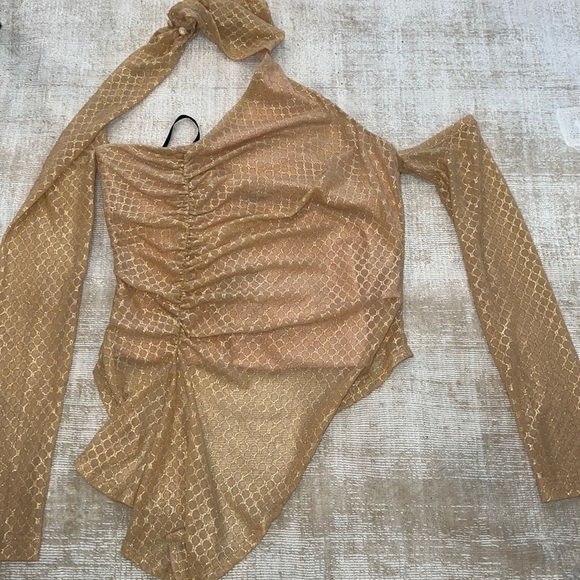 NBD GALVIN TOP IN NUDE - Picture 2 of 4